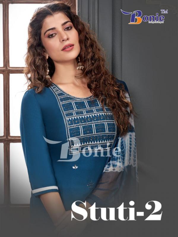 Bonie Stuti 2 Fancy Designer Rayon Readymade Collection